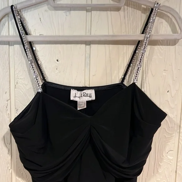 Joseph Ribkoff Mini Dress with Rhinestone Bra Size 12 - Picture 2 of 12